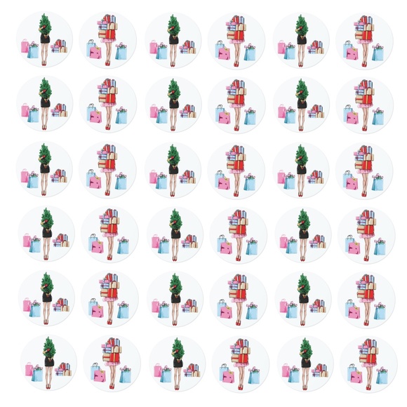 x100 Fashion Handbag Sticker Seals Handmade Fashion Girl Scrapbook Stick… - Picture 2 of 16